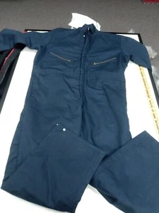 Vintage Coveralls  jumpsuit Made In USA Large Quilt Lined 46" Chest 27" Inseam - Picture 1 of 10