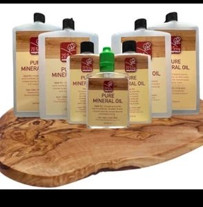 Pure Mineral Oil Chopping Board Oil Food Safe Highest Quality 60ml FREE Bees Wax - Picture 1 of 5