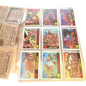 Set attacco dinosauri Topps vintage 1 - 54 1988 - Foto 1 di 5