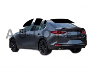 PreCut All Sides Window Premium Film Any Tint Shade For Mazda 3 Sedan 2019-2025 - Picture 1 of 11
