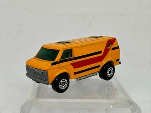 Vintage 1979 Matchbox Superfast Chevy Van Red Strip And Green Glass Variation - Picture 1 of 5