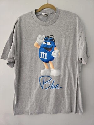 M & Ms M&M World Chocolate Candy Character BLUE T-Shirt Men’s Size XL - Image 1 of 4