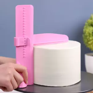 Cake Scraper Smoother Adjustable Fondant Spatulas Cake Edge Smoother Cream Level - Picture 1 of 14