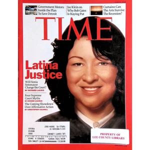 Time Magazine June 8 2009 Sonia Sotomayor Latina Justice Traveler Rick Steves - Picture 1 of 10