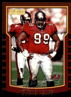 Warren Sapp 2000 Bowman #25 Buccaneers NFL READ FREE SHIPPING AutographDen - Image 1 of 2