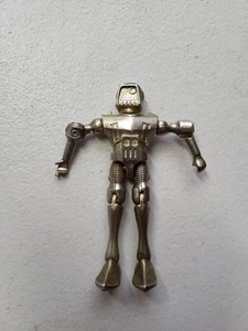 Vtg 1977 Zylmex HK Metal Man QUESTAR Zee Toys Diecast 3.5" Robot Action Figure - Picture 1 of 3