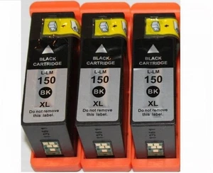 3pk New 150XL BLACK Ink Cartridge For Lexmark 150 Pro715 Pro915 S315 S415 S515 - Picture 1 of 1