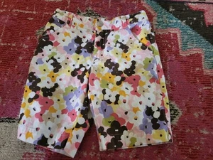 Gymboree girls size 8 long shorts Glamour Safari summer shorts guc floral - Picture 1 of 2