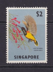 SINGAPUR, 1963 Bird $2,00, bisagras pesadas como nuevo. - Imagen 1 de 1