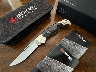 Cuchillo Plegable Boker Scout Blockback N690 Hoja Bonito Mango Solingen Alemania Foto 1 de 4
