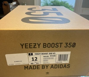 BOX Authentic Adidas Yeezy 350 Boost V2 Size 12 Gift Storage BOX ONLY!! Yecheil - Picture 1 of 5