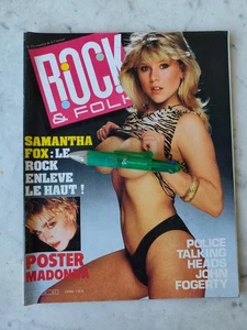 ROCK & FOLK Nr. 235 1986 Samantha Fox Police Talking Heads Fogerty - Bild 1 von 6