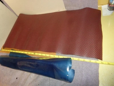 O GAUGE ? TRACK SCENERY 26"X12" RED BRICK VINYL PLASTIC SHEET & SEA LAKE WATER - Image 1 of 4