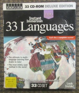 Topics Entertainment | 33 Languages Instant Immersion Euro Method | 33 CD-ROM - Picture 1 of 4
