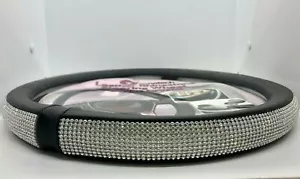 Rhinestone Steering Wheel Cover + Crystal Ignition Decals ZoneTech FREE SHIP a - Bild 1 von 6