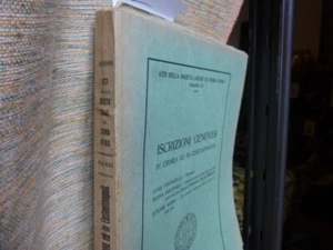 Iscrizioni Genovesi in Crimea  ed Constantinopoli  1928 (shelf A) - Foto 1 di 7