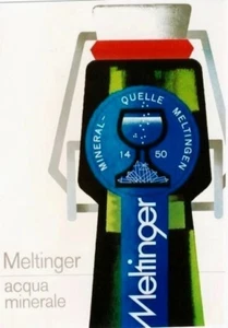 Original vintage poster MELTINGER MINERAL WATER TOP 1964 - Imagen 1 de 1