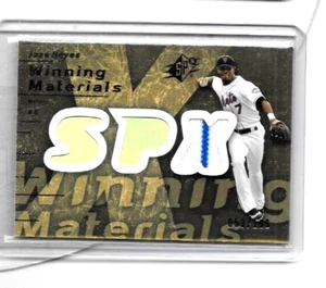 JOSE REYES 2007 SPX WINNING MATERIALS GAME USED PINSTRIPE JERSEY#/199 - Picture 1 of 1
