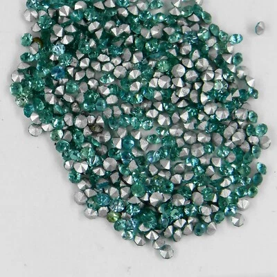 213 23 *** 60 strass anciens (années 60) fond conique 2,3mm bleu-vert pâle