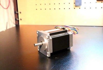 EDEALERS DIRECT Nema 23 Stepper Motor, 3.5A 300oz in. 2.4mh Inductance (8mm Dual Shaft)