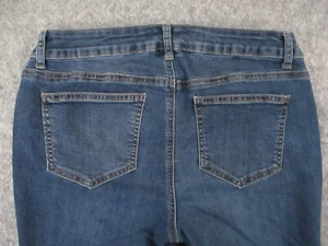 Westport Jeans Womens 4 Blue Denim Bootcut Mid Rise Dark Wash Retro 30x31 - Picture 1 of 13