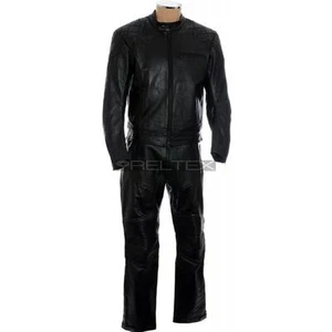 RTX Urban Touring Motorcycle Full Protection Leather Jacket & Trouser Suit L 42" - Picture 1 of 4