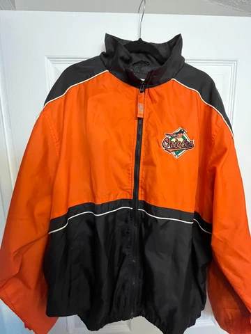 Vintage 90's Baltimore Orioles Windbreaker Jacket Cover