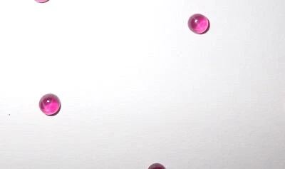 Transparent Star Ruby Round 4x4 mm Cabochon 6 Rayed Lab-created Stone 2 pcs Lot - Image 1 of 4