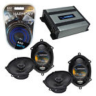 Ford Freestyle 2005-2007 Factory Speaker Upgrade Harmony (2) R68 & HA-A400.4 Amp