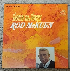 Rod McKuen Vinyl LP Album Listen To The Warm RCA Victor LSP-3863 1967 Excellent - Picture 1 of 8