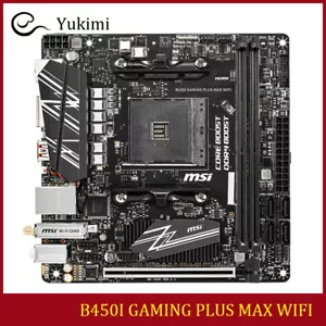 FOR MSI B450I GAMING PLUS MAX WIFI DDR4*2 64GB AMD AM4 Mini-ITX Motherboard Test - Picture 1 of 10