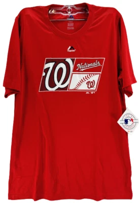 Camiseta Majestic Atlética Juvenil Washington Nationals Juego Defensivo Roja XL 18 Foto 1 de 4