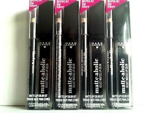 Hard Candy Matte-aholic Midnight Snack 1535 Lipstick & Liner Color Kit ~BUY MORE