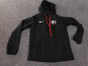 Georgia Bulldogs jacket womens Small nike dri-fit ncaa black football hoodie - Picture 1 of 11