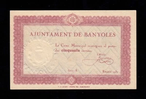 F.C. BANYOLES (GERONA) , 50 CÈNTIMS , S/C . - Bild 1 von 2