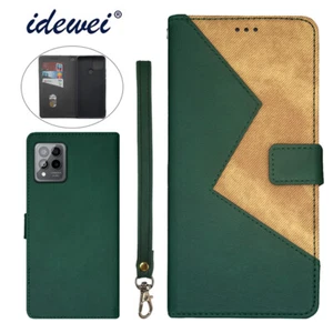 T-Mobile Revvl 6X Pro Flip Case Shockproof Leather Wallet Phone Case Stand Cover - Picture 1 of 77