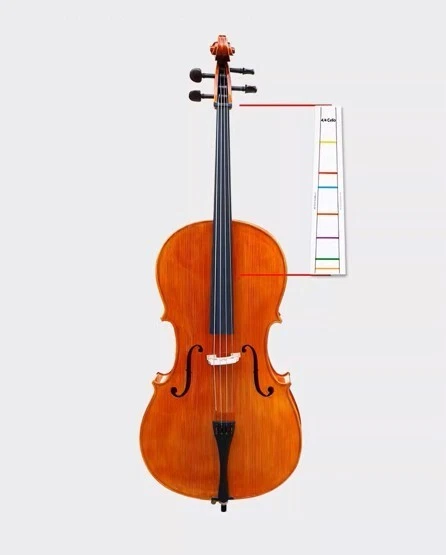 Cello Position Marker Decal Fingerboard Fret Guide Label Cello Sticker Accessory - image 1 of 4