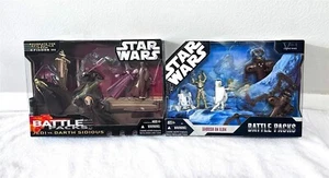 STAR WARS BATTLE PACKS LOT JEDI VS. DARTH SIDIOUS & AMBUSH ON ILUM NEW/SEALED - Picture 1 of 10
