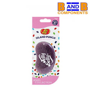 Jelly Belly ISLAND PUNCH 3D Gel Car Air Freshener JEWEL COLLECTION A1782