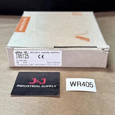 NEW IN BOX- IFM Efector Inductive Proximity Sensor NPN IN5125 IN-3002-ANKG 🇺🇸 - Image 1 of 4
