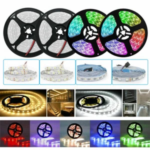 24Volt 5M 10M 20M LED Stripe Streifen Band Leiste Licht 5050SMD RGB RGBW Dimmar - Bild 1 von 17