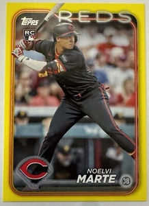 2024 Topps Series 2 Noelvi Marte Yellow Rookie - Bild 1 von 2
