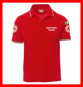POLO MAGLIA FELPA CROCE ROSSA RICAMO DIRETTO - Foto 1 di 7