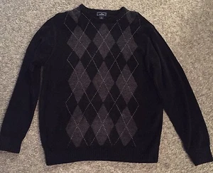 DOCKERS Men's Black Crew Neck Sweater - Size Large - Picture 1 of 2