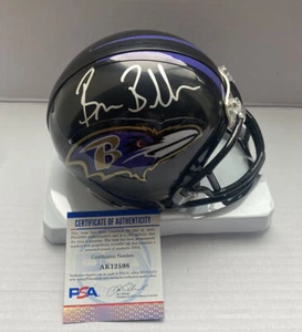 BRIAN BILLICK signed BALTIMORE RAVENS Mini Football Helmet w/ COA PSA AK12598 - Picture 1 of 5