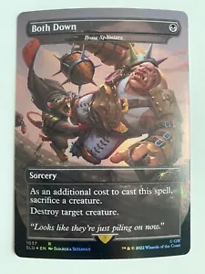 Both Down - Bone Splinters *FOIL* SECRET LAIR: Blood Bowl 2022 MT/NM MTG Cmb Shp - Picture 1 of 8