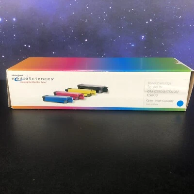 Cartucho de tóner cian alta capacidad para Oki C5500 C5650 C5800 nuevo precintado Foto 1 de 4