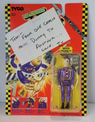 Figura de acción ficticia Tyco Incredible Crash Dummies "SPIN" 1991 de colección nueva en stock Foto 1 de 4