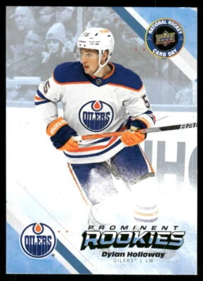 2023 Upper Deck National Hockey Card Day #NHCD-10 Dylan Holloway - Image 1 of 2