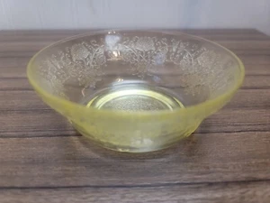 Vintage Florentine Poppy 2 Berry Bowl Yellow - Picture 1 of 4